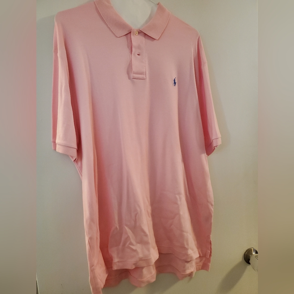 Baby Pink POLO Ralph Lauren Collard Shirt